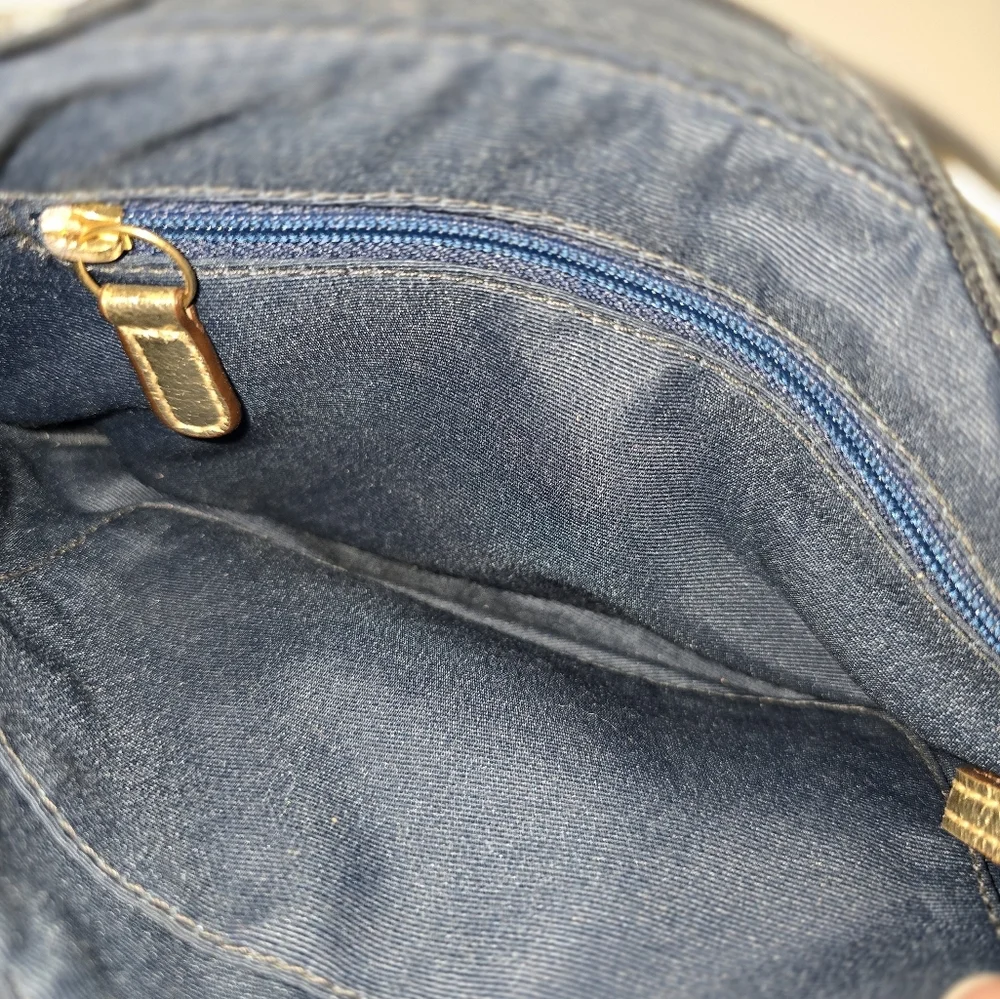 COACH BLUE & GOLD NEW YORK CROSS BODY - Picture 10 of 12